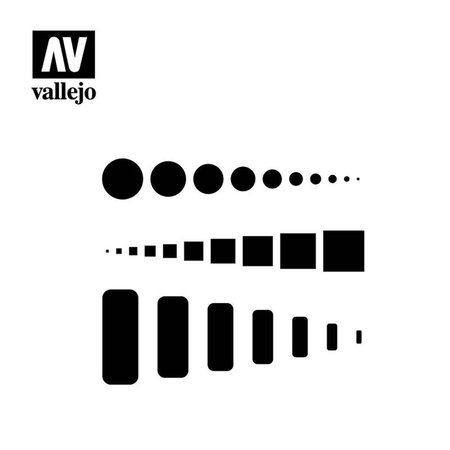 VALLEJO STENCIL Access Trap Door Stencil VLJST-AIR003